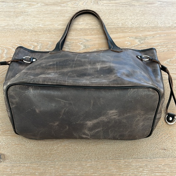 Freebird by Steven distressed Mara Tote Bag Stone Neverfull RARE color - Picture 5 of 11